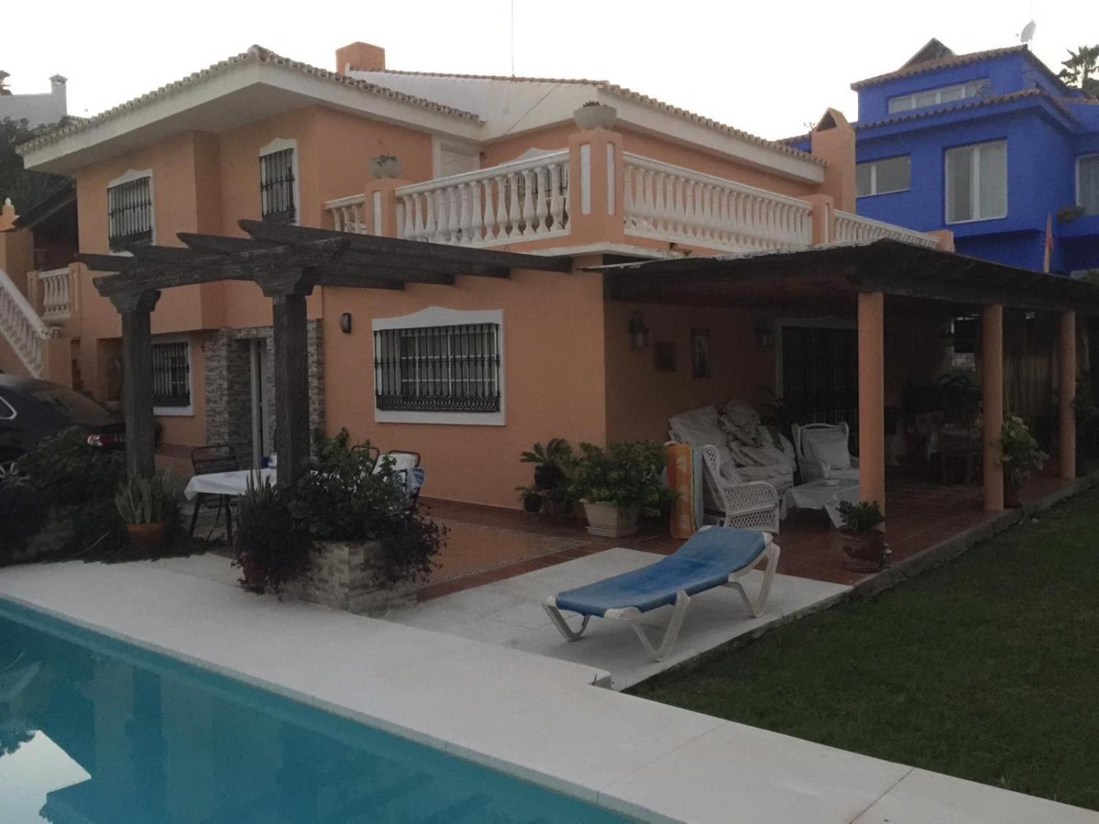 Villa Mijas With Pool 50 M Beach Fuengirola Bagian luar foto